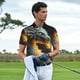 thumbnail image 3 of Fotbe Golden White Fire Dragon Camiseta Polo de Golf para Hombre con Estampado – Camisa Deportiva Transpirable con Cuello Abotonado-Small, 3 of 6