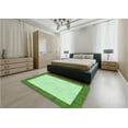 thumbnail image 5 of Ahgly Company Machine Washable Indoor Rectangle Transitional Dark Lime Green Area Rugs, 7' x 9', 5 of 7