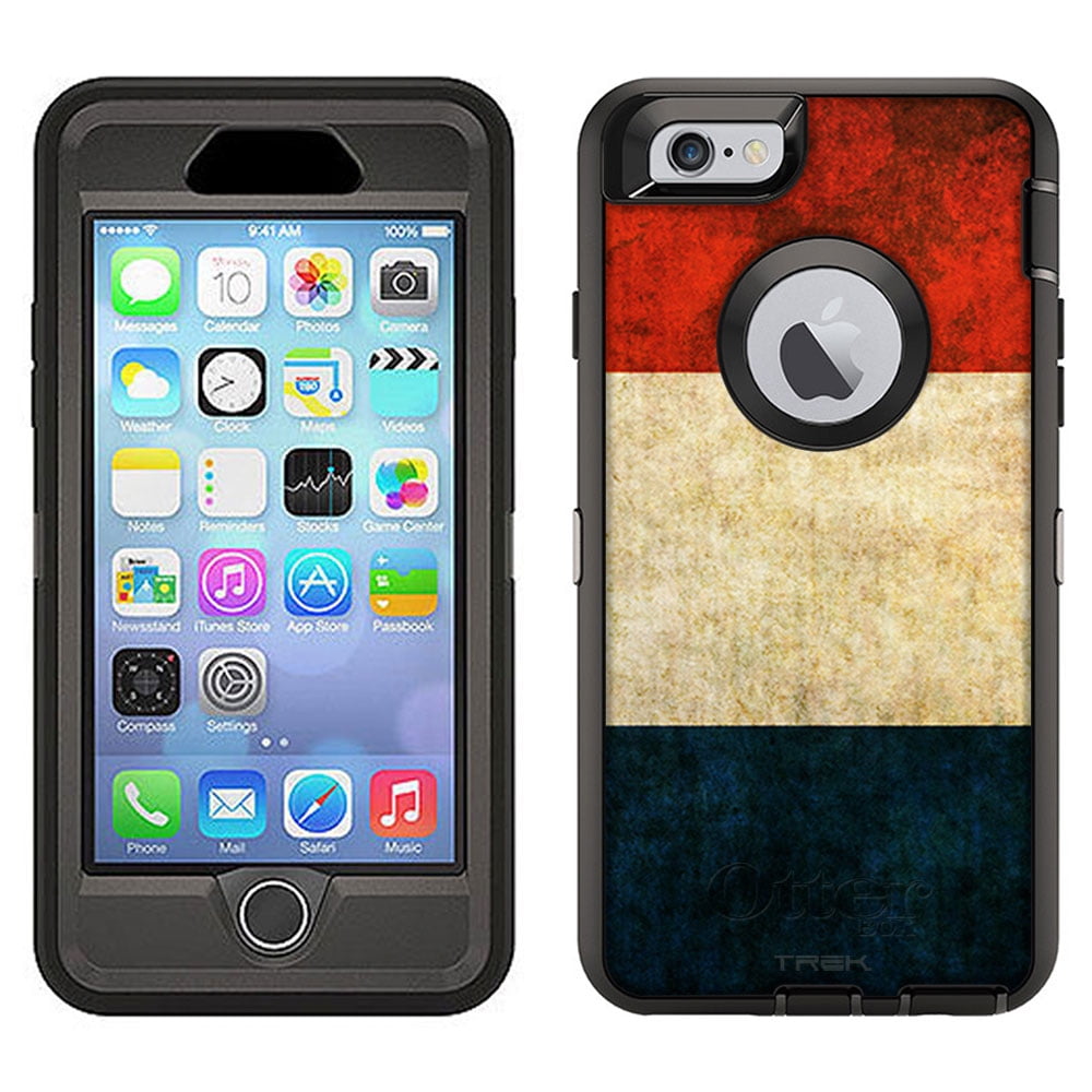 Skin Decal for Otterbox Defender Apple iPhone 6 Plus Case Vintage Dutch Flag by Trek Media Group