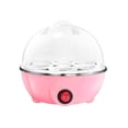 thumbnail image 1 of Bewildely Caldera de 7 huevos multifunción de calentamiento rápido de doble capa Mini vaporizador escalfador herramientas de cocina de apagado Electrodomésticos Rosa/Capa Única Bewildely HA078705-04, 1 of 6