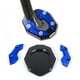 thumbnail image 4 of Almohadilla de soporte para pies de motocicleta de aleación de aluminio | Cojín de asiento antideslizante ampliado | Pedal universal para soporte lateral para motocicletas y bicicletas | Duradero y, 4 of 6