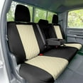 thumbnail image 2 of For 2022 – 2024 Dodge RAM 1500 FH Group Neoprene Waterproof Custom Fit Car Seat Covers  - Rear Beige, 2 of 5