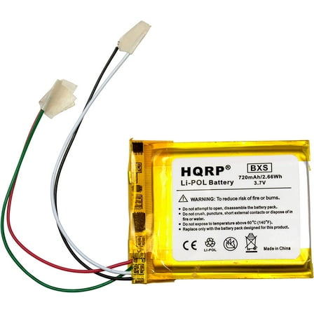 HQRP Battery for MICROSOFT Zune 4GB 8GB 16GB, Zune Flash 4GB, Flash 8GB, Zune HSA-00001 HVA-00001 HSA-00003