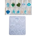 thumbnail image 4 of 6x Pendientes De Resina Epoxi Con Forma De Colgante De Silicona Para Mujeres Y Niñas, Para Hacer Tú Mismo Llaveros, 4 of 8