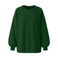 thumbnail image 5 of FAHUOMU Crew Neck Sweatshirts Women' Oversized Dolman Sleeve Casual Fall Winter Pullover Tops, 5 of 6