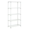 HoneyCanDo 5Tier HeavyDuty Adjustable Shelving Unit With 350lb