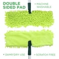 thumbnail image 3 of WWS-Telescopic Microfiber Dry/Wet Mop – Dust Mopping for Cleaning Hardwood Floors, Tile, Laminate | Swivel Sweeper with Washable Pad and Extendable Metal Handle, 3 of 4