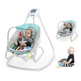 thumbnail image 3 of Baby Einstein Ocean Explorers Kick to It 4-in-1 Musical Swing & Rocker, with Removable Piano, 0+ Months, 3 of 12