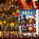 thumbnail image 5 of ¡Liquidación Total!, Nuevo calendario de adviento navideño de 2024 Calendario de adviento coleccionable con divertidos perros Akmoler, 5 of 7