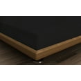 thumbnail image 2 of Patik - Hope - Black Ranforce Double Fitted Sheet, 2 of 3