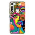 thumbnail image 1 of MUNDAZE Motorola Moto G Fast Shockproof Clear Hybrid Protective Phone Case Neon Psychedelic Hippie One Eye Pop Art Cover, 1 of 5