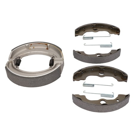

Brake Shoes Kit Strong Spring Brake Shoes Front Rear Die Casting Quiet Aluminum Heavy Duty High Power For ATV Replacement For TRX300FW FOURTRAX 300 1988