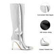 thumbnail image 5 of DREAM PAIRS Knee High Boots for Women, Sexy Pointed Toe Stiletto High Heel Boots, Fashion & Classic Dress Shoes, 5 of 7