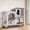 Gray (39.3"L x 22"W x 36.8"H), variant on Aivituvin Rabbit Hutch Indoor and Outdoor, Wooden Rabbit Cage with Wheels, Mobile Bunny House with Leakproof Tray and Removable Wire Floor, Guinea Pig Cage with Run (Brown)