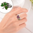 thumbnail image 3 of Mood Rings Color Change Adjustable Temperature Emotion Feeling Finger Accessories Costume Props Bag Fillers Birthday Favors Gift clover, 3 of 5