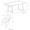 thumbnail image 3 of Simpli Home Malden / Watkins 7-Piece Dining Set, 3 of 6