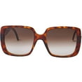 thumbnail image 2 of Gucci GG0632S 002 Women's Full Rim Havana Plastic Frame Sunglasses, 2 of 5