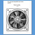 thumbnail image 3 of 6Inch Booster Fan Extractor Exhaust Fan Ventilation Pipe Fan for Bathroom Toilet Kitchen Wall Window Stainless Steel Fan, 3 of 5