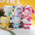 thumbnail image 2 of Sanrio Kuromi Colgante De Peluche Melodía Muñeca Yugui Perro Bolsa, 2 of 4