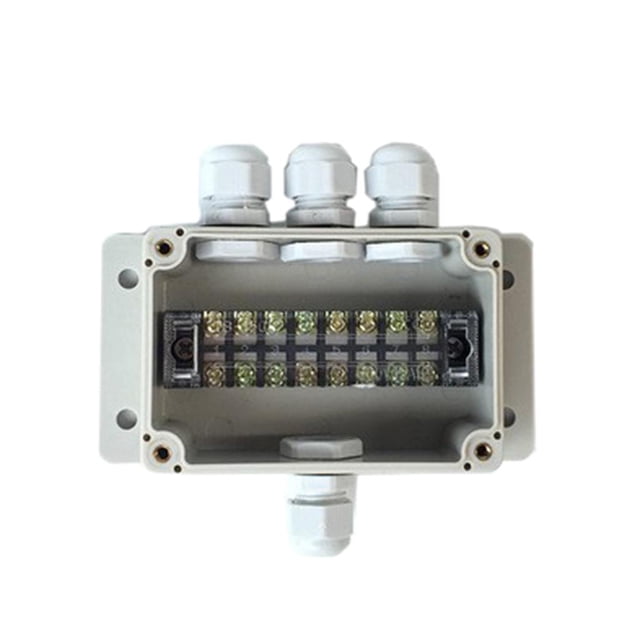 Caja de conexiones Universal shamjiam impermeable ABS IP66 con Prensaestopas Terminales