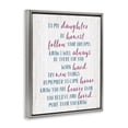 thumbnail image 3 of Stupell Industries To My Daughter Positive Parent Quotes and Sayings Painting Gray Floater Framed Canvas Art Print Wall Art, 17 x 21, 3 of 9