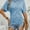 Sky Blue, variant on MORTTIC Women's Slim-Fit Ruched Short Sleeve T-Shirt - Crewneck Casual and Stylish Fitted Top for Everyday Wear