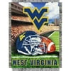 LHM NCAA West Virginia Mountaineers Acrylic Tapestry Throw, 48 x 60 in.