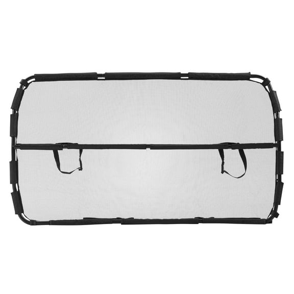 KFFKFF Pet Vehicle Divider, 56" Broad Installation for Front Seats, Car Barrier with Transparent Net Mesh, Universally Compatible KFFKFF Pet Car Barrier for Large Sedans, Trucks, and SUVs, Black