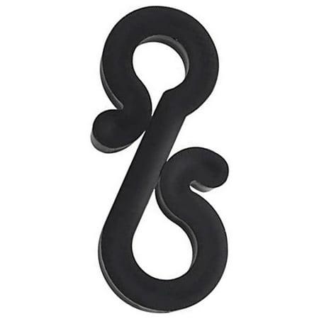

Winter Clearance Christmas Mini Gutter Hang Hooks Plastic S Sharped Christmas Light Clips 150PCS