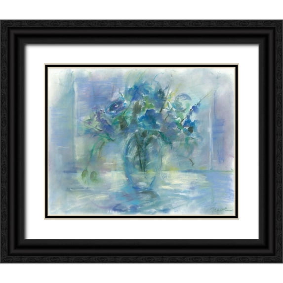 Owen-Cullimore, Tracy 18x15 Black Ornate Wood Framed with Double Matting Museum Art Print Titled - Susies Blue
