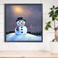 thumbnail image 3 of Pintura de diamante 5D DIY taladro redondo completo Kit de muñeco de nieve decoración del hogar arte artesanal Hugtrwg Para estrenar, 3 of 9