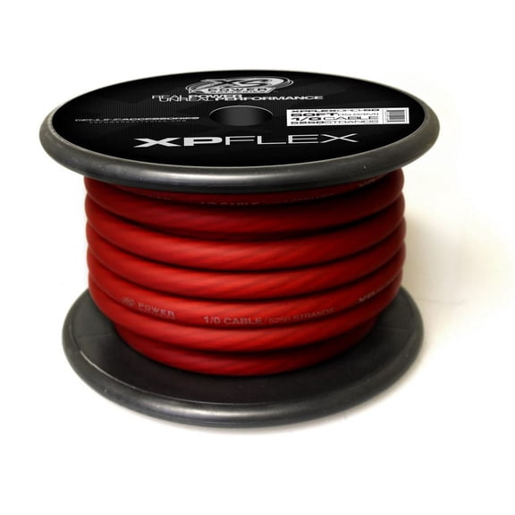 XS Power XPFLEX0RD-50 XP/XS Flex Iced Red 50' Spool High Current Battery Cable