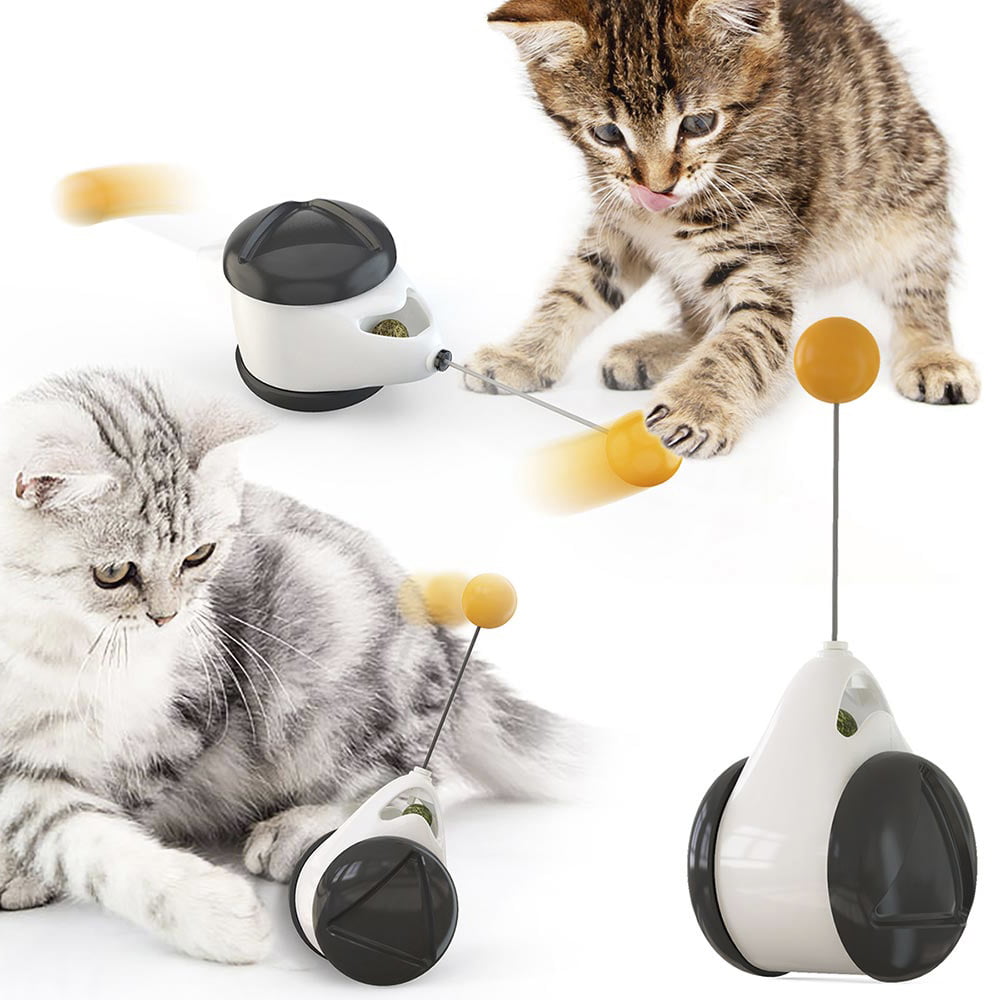 ODOMY Automatic Cat Toy Rotating Cat Toy Interactive Rotating Mode Cat