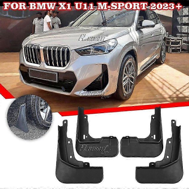 High qualityFOR 2023-2024 BMW X1 M Sport U11 4PC Front & Rear Splash Guards Mud Flaps Fender