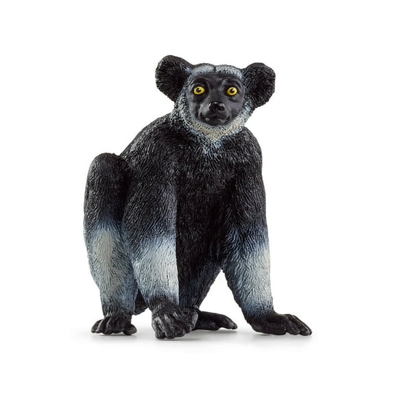 Schleich Wild Life - 2" Indri Monkey Toy Figurine - Realistic Animal Toys - Durable, Educational Figure for Fun Imaginative Play - Kids and Toddlers Ages 3  14877