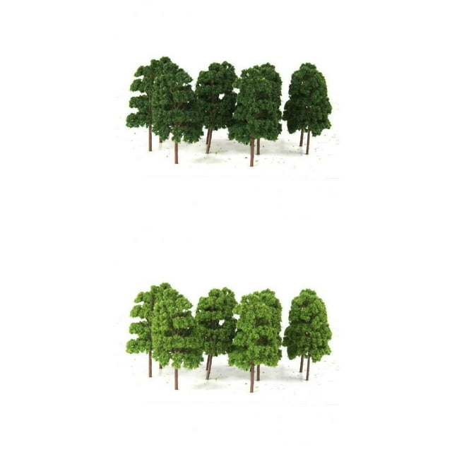 Escala de árboles de paisaje, árboles de modelo, árboles de escala HO, árboles de escala N, diseño de calle, tren de tren Diorama, accesorios de juegos de guerra, árboles en miniatura