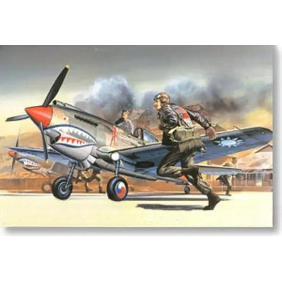 Academy AC12456 1/72 P-40B PLASTIC MODEL kit