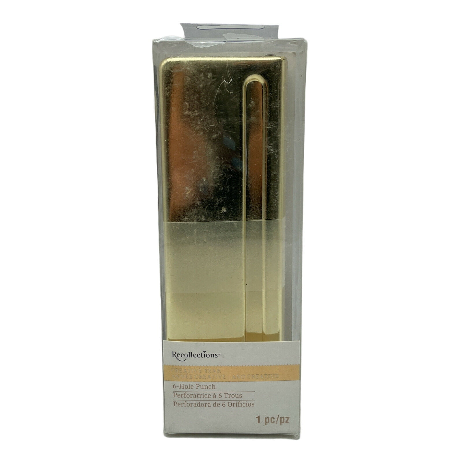 Recollections Annee Creative Gold 6 Hole Punch Plan ner