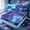 Indigo Lavender, variant on Erosebridal Vibrant Space Galaxy Print Zipper Twin Comforter Sets with Fitted Sheet and 2 Pillowcases,Planetary Nebula Dark Background Accent Zipper Bedding Set,Violet Teal,4-Piece,Black Reversible