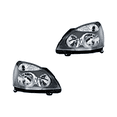thumbnail image 1 of Par de FAROS DEPO para RENAULT CLIO 2005 al 2010 Fondo Gris P/FOCO Halogeno, 1 of 4