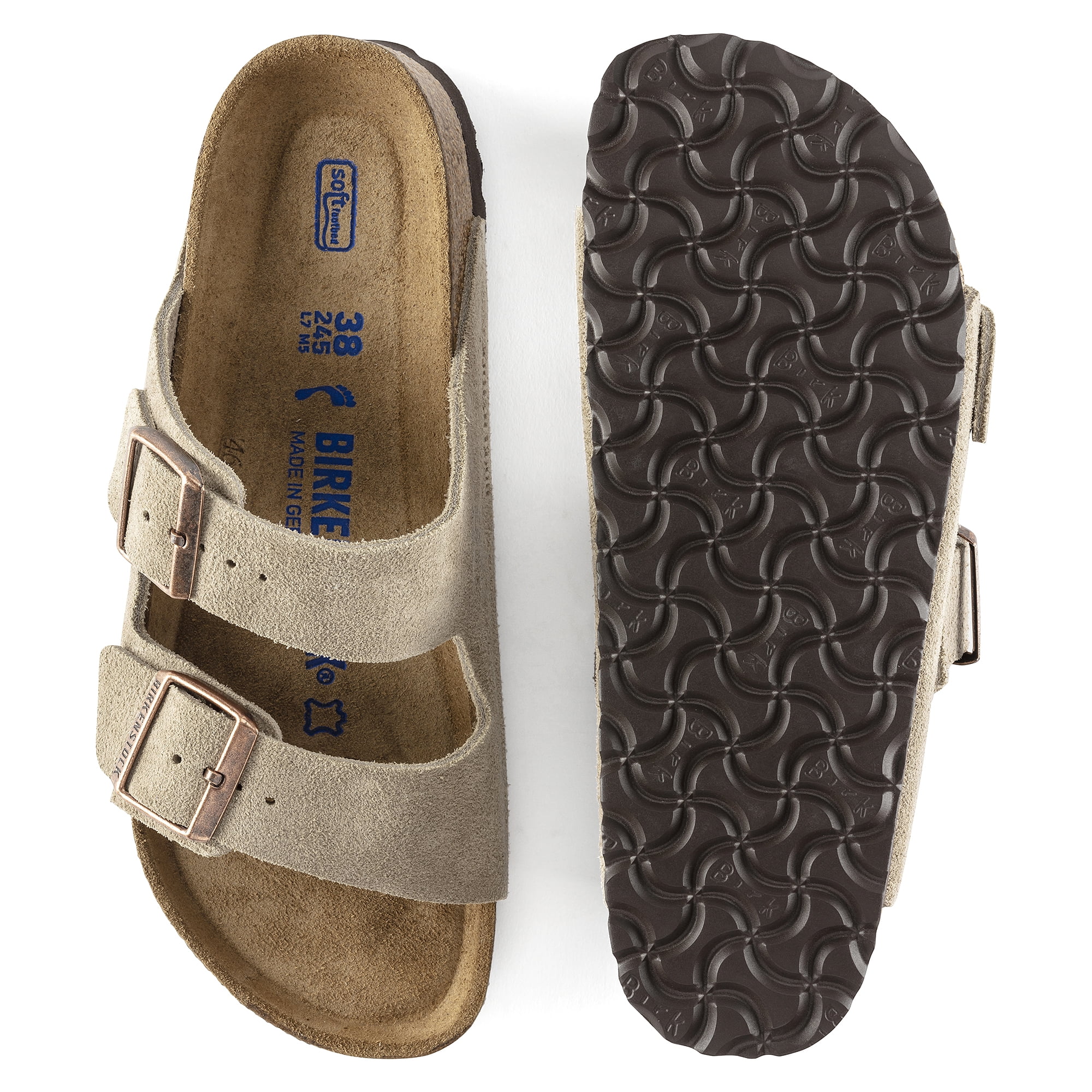 Unisex Birkenstock Arizona Soft Footbed Narrow Fit Taupe (0951303) - 43
