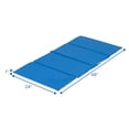 thumbnail image 2 of Children's Factory 1" Tough Duty Folding Rest Mat - Blue, 2 of 4