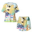 thumbnail image 4 of Lsque Bluey Women's Short-Sleeved Pajama Set - 2 Piece Soft and Lightweight Sleepwear Set-4X-Large, 4 of 9