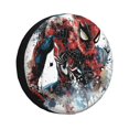 thumbnail image 1 of Cute Cartoon Spider Man Spare Tire Cover Wheel Protectors For Trailer Rv Suv Truck Camper Travel Fits For Tire Diameter 14 Inch, 1 of 7