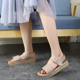 thumbnail image 4 of Sandalias de estilo japonés de verano con suela gruesa para estudiantes, informales, sencillas, para playa, romanas, para mujer, 4 of 4