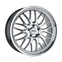 Petrol P4C 18X8 5X112 40Et 76.1Cb Silver W/ Machined Face & Lip Wheel