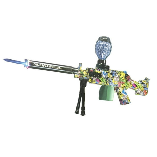 LANZADOR DE HIDROGEL M249 IMPORTACIÓN CON LUZ LÁSER