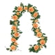 thumbnail image 2 of Xihbxyly Enredadera de Flores para Bodas, Decoración de Rosas Artificiales, Hojas Verdes Vibrantes, Ideal para Escaleras y Puertas, Decoración Versátil para Jardín y Hogar, Fiestas y Bodas, 78.74 Pul, 2 of 5