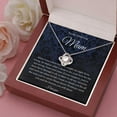thumbnail image 5 of Necklace fashion simple four-leaf clover pendant necklace eternal love clavicle chain gift for mom necklace-Necklace+greeting card+gift box, 5 of 5