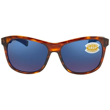 Costa Del Mar Vela Blue Mirror Polarized Polycarbonate Men's Sunglasses VLA 10 OBMP 56